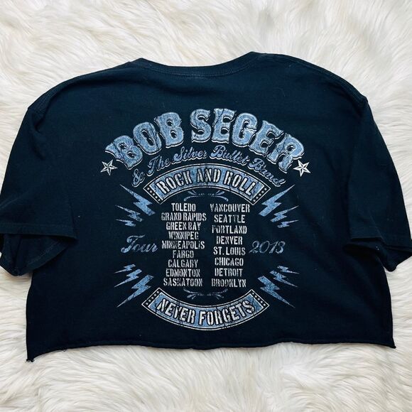 Bob Seger 2013 Concert Tour Black and Blue Size Medium - Picture 2 of 2